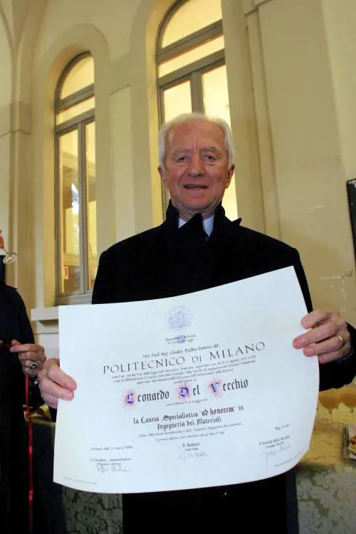 Leonardo Del Vecchio, self made man italiano