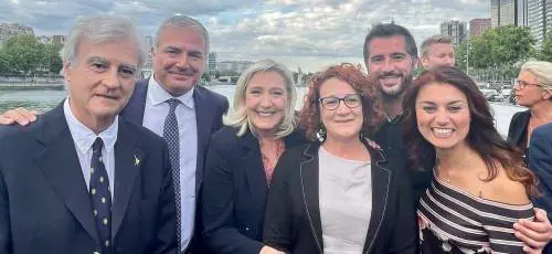 "Costruiamo l'alternativa alla sinistra". L'incontro dei leghisti con Marine Le Pen