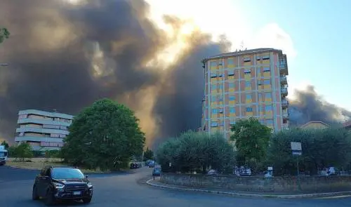 Incubo incendi a Roma: 180 interventi al giorno dei vigili del fuoco