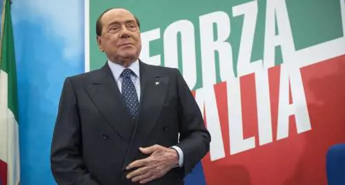 Il leader di Forza Italia Silvio Berlusconi