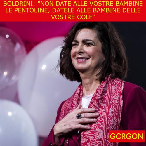 La satira del giorno. I consigli della Boldrini