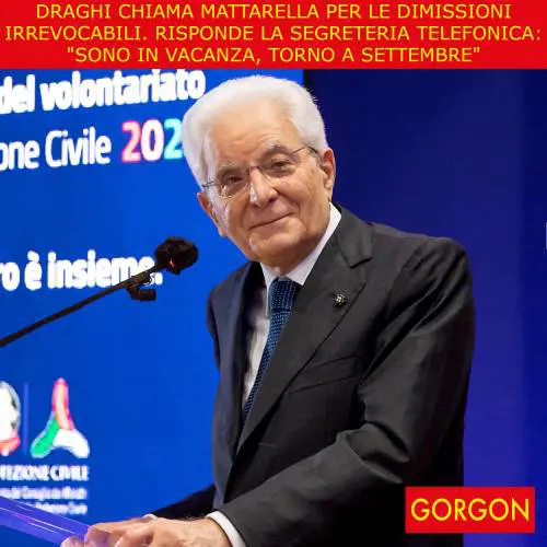 Ecco la satira del giorno. Draghi chiama Mattarella
