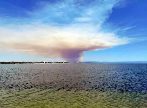 In Versilia e Carso 1.500 sfollati per gli incendi. Protezione civile al lavoro, muore una volontaria