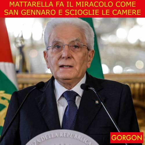 Ecco la satira del giorno. Il miracolo di Mattarella