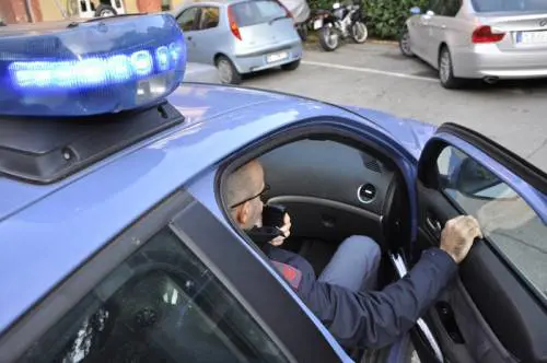 Una volante della polizia a Firenze