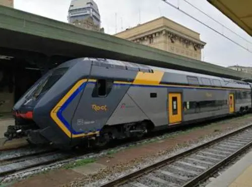 Un tratto della ferrovia Genova - La Spezia