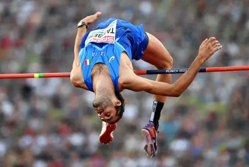 Tamberi "vola" e si prende l'oro agli Europei