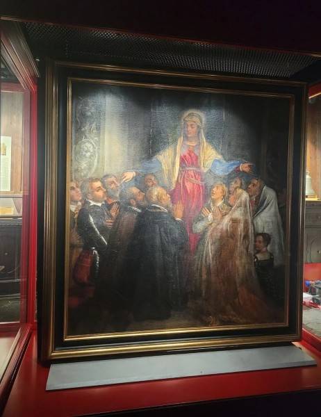 La Madonna dei Vecellio esposta nella loro Casa natale di Pieve di Cadore (BL)