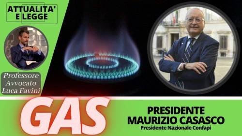 Casasco: "Sul gas occorre price cap nazionale se Ue arriva tardi"