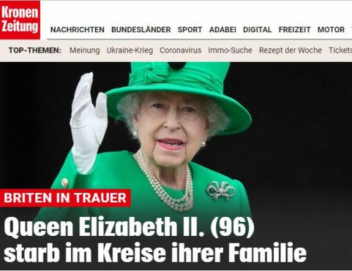 La morte di Elisabetta II vista dai giornali di tutto il mondo