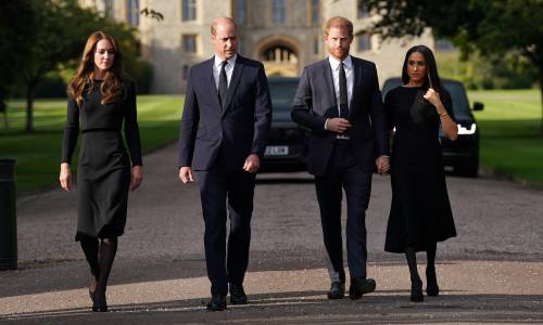 William e Harry con le mogli a Windsor: l'incontro a sorpresa tra i fratelli
