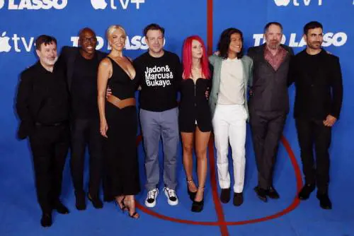Il cast di "Ted Lasso" vincitore dell'Emmy 2022