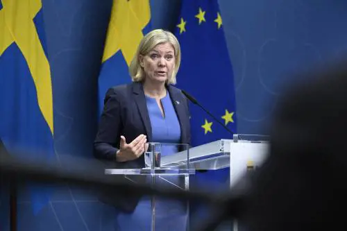 Successo della destra in Svezia: e la premier Andersson si dimette