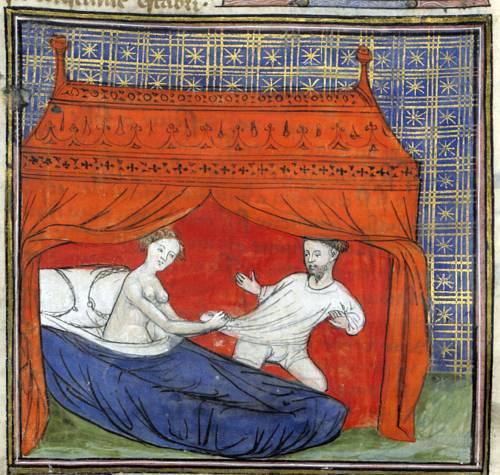 Nudi, infreddoliti e molto promiscui. Un viaggio di immagini nei letti del Medioevo