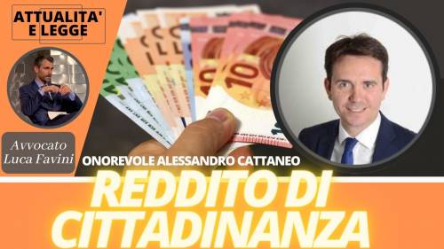 Cattaneo: "Reddito di cittadinanza? Deve essere in mano a chi crea lavoro"