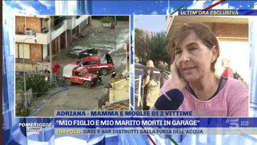 “Urlavo ma non mi sentivano”. Così l’alluvione ha ucciso padre e figlio