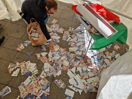 La campagna della sinistra: minacce, insulti, aggressioni