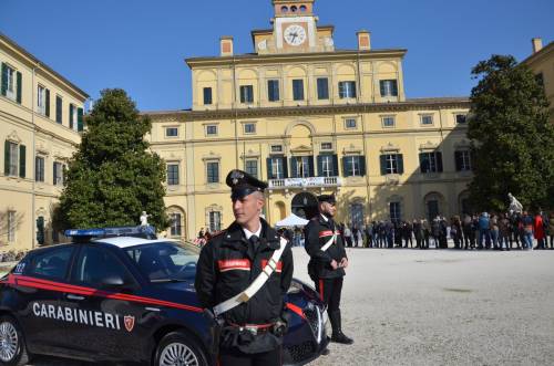 Una pattuglia dei carabinieri di Parma