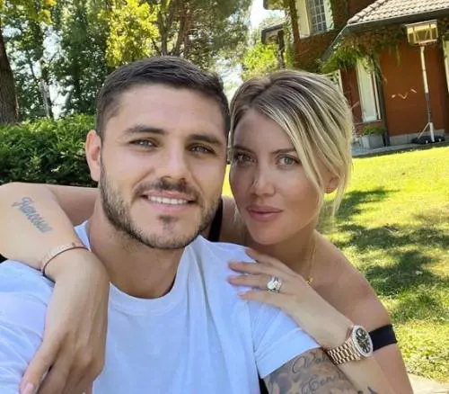 Icardi e Wanda Nara nei guai: un rogo di mobili in giardino causa un incendio