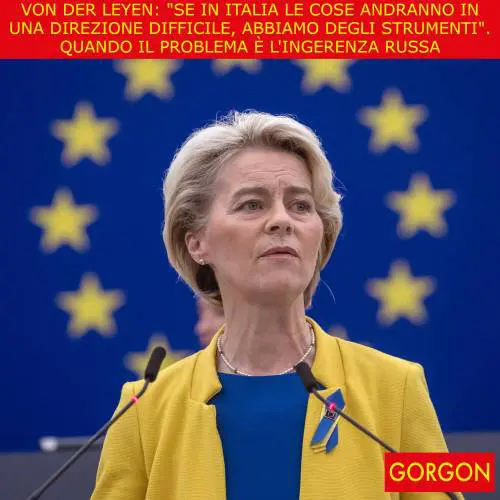 La satira del giorno. Simpatia Von der Leyen