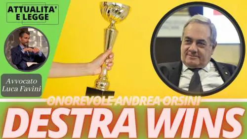 Andrea Orsini: "Il centrodestra è la maggioranza naturale del Paese"