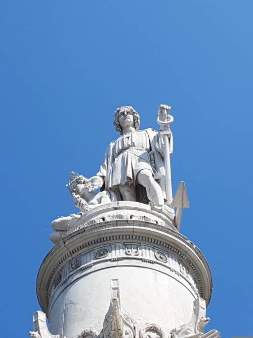 Statua di Cristoforo Colombo a Genova
