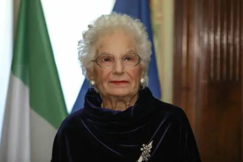 La senatrice Liliana Segre arriva al Senato