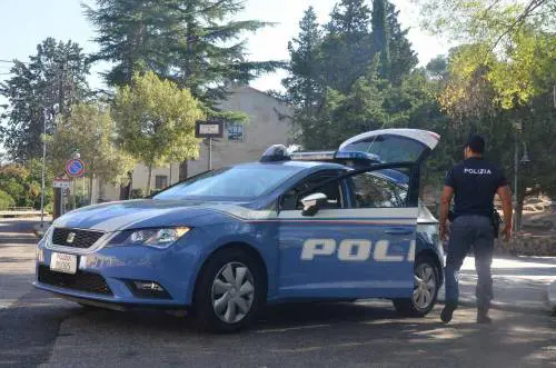 Una volante della polizia a Piacenza