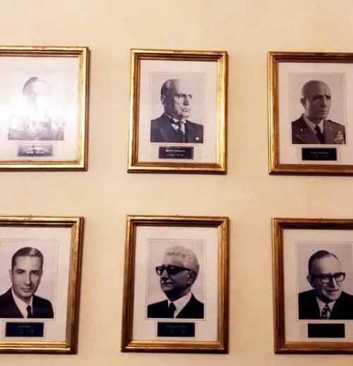 Il ritratto di Mussolini a Palazzo Chigi