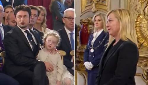L'immagine tenera della figlia della Meloni: parte il primo Governo di Destra