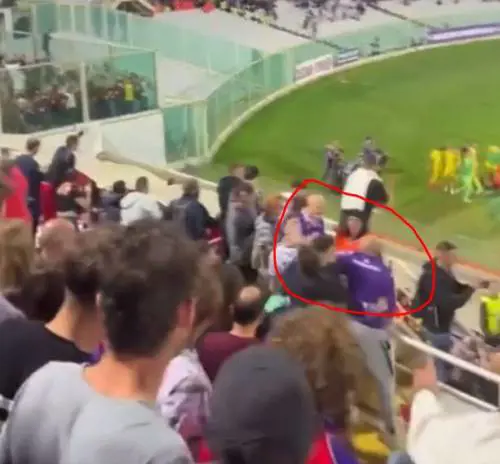 "Buttalo di sotto": aggredito tifoso neroazzurro durante Fiorentina-Inter