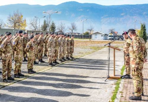 Il Generale Ciotti incontra i militari dell'ORF Battalion