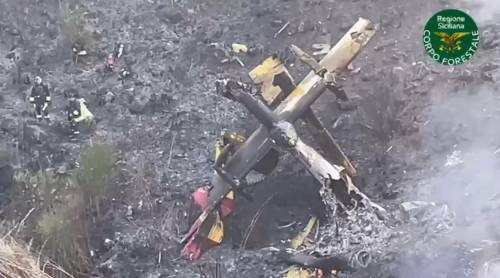Canadair si schianta sull'Etna: morti i due piloti