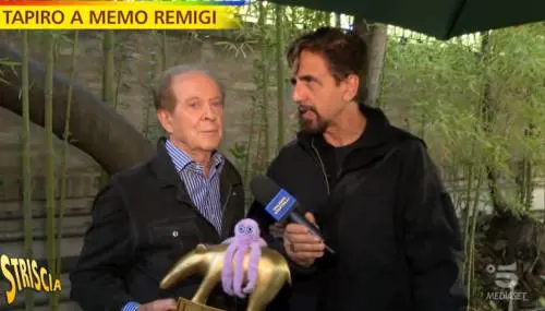 "Ho commesso un grave errore". Il mea culpa di Remigi (che riceve il tapiro d'oro) 