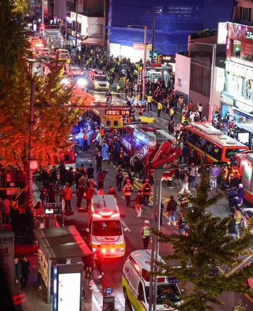 Seul, massacro di Halloween. Oltre 140 vittime nella calca