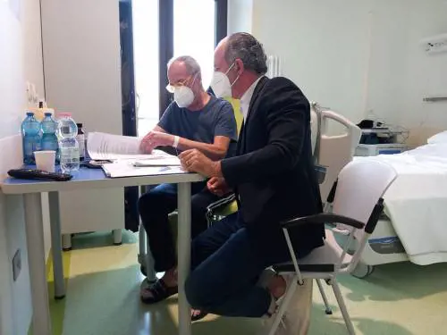 Calderoli ricoverato all'Istituto oncologico: "Controlli"