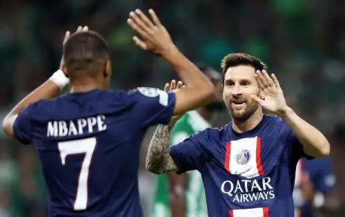 Mbappè e Messi al PSG 