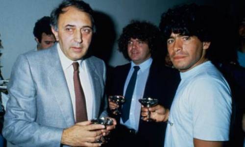 Maradona e Ferlaino insieme 