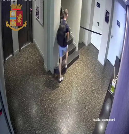 Uno dei presunti membri della banda