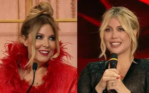 Lucarelli contro Wanda per una foto sui social