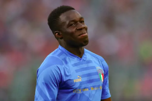 Willy Gnonto in maglia azzurra 