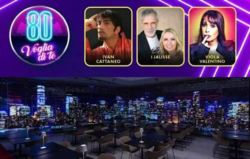 "80 Voglia di te" con Ivan Cattaneo, i Jalisse e Viola Valentino al Diaz 7