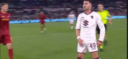 Il gestaccio di Radonjic a Mancini: ecco cosa è successo durante la partita