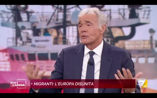 "Non accetto regole imposte dalla Francia". Giletti si sfoga in diretta