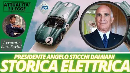 Sticchi Damiani: "Bisogna preservare il comparto delle auto storiche dall'ibrido"