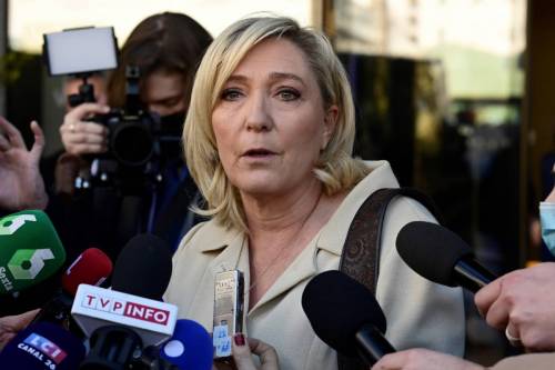 L'esponente della destra francese Marine Le Pen