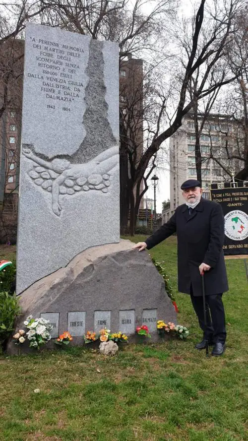 Arriva il riconoscimento a Piero Tarticchio: "È per tutti i nostri morti"