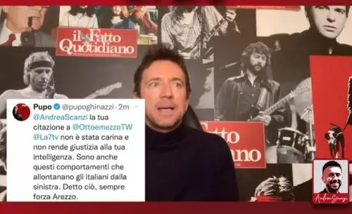 "Non è stata carina". Botta e risposta Scanzi-Pupo, poi il chiarimento