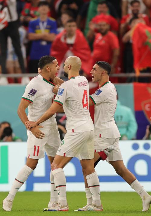 Crollo a sorpresa del Belgio: finisce 2-0 per il Marocco
