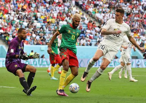 Pareggio pirotecnico ai Mondiali: finisce 3-3 tra Camerun e Serbia